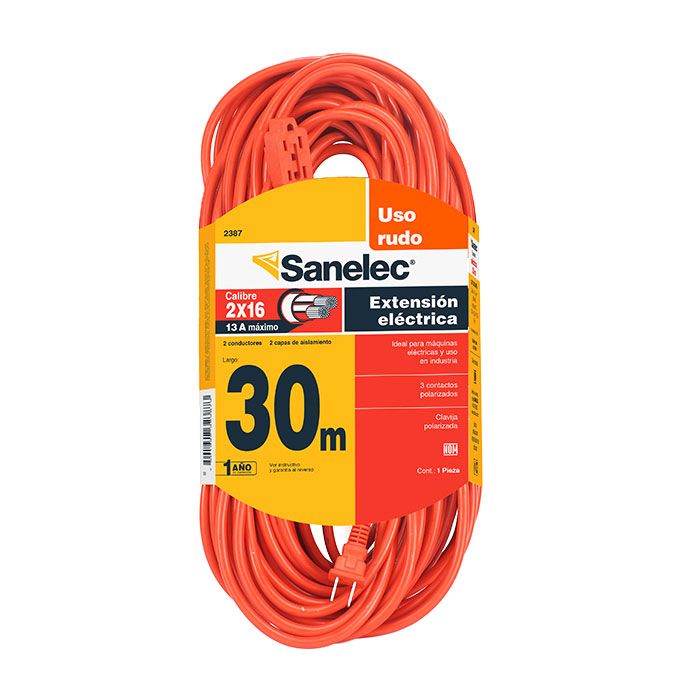 (2387) EXTENSION USO RUDO 30M SANELEC