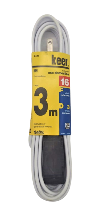 (2422) EXTENSION USO DOMESTICO 3M. KEER