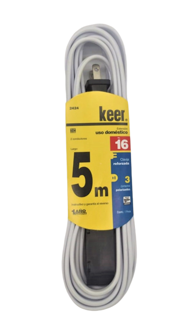 (2424) EXTENSION USO DOMESTICO 5M. KEER