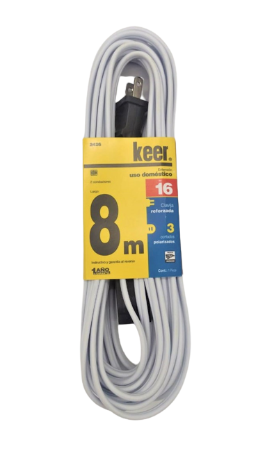 (2426) EXTENSION USO DOMESTICO 8M. KEER