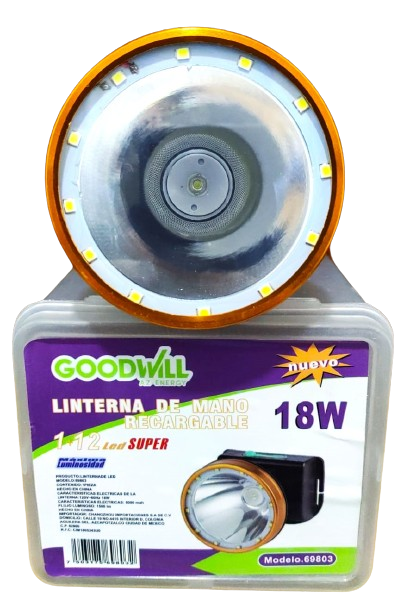 (69803) LAMPARA MINERA 1+12 18W (GOOD WILL)