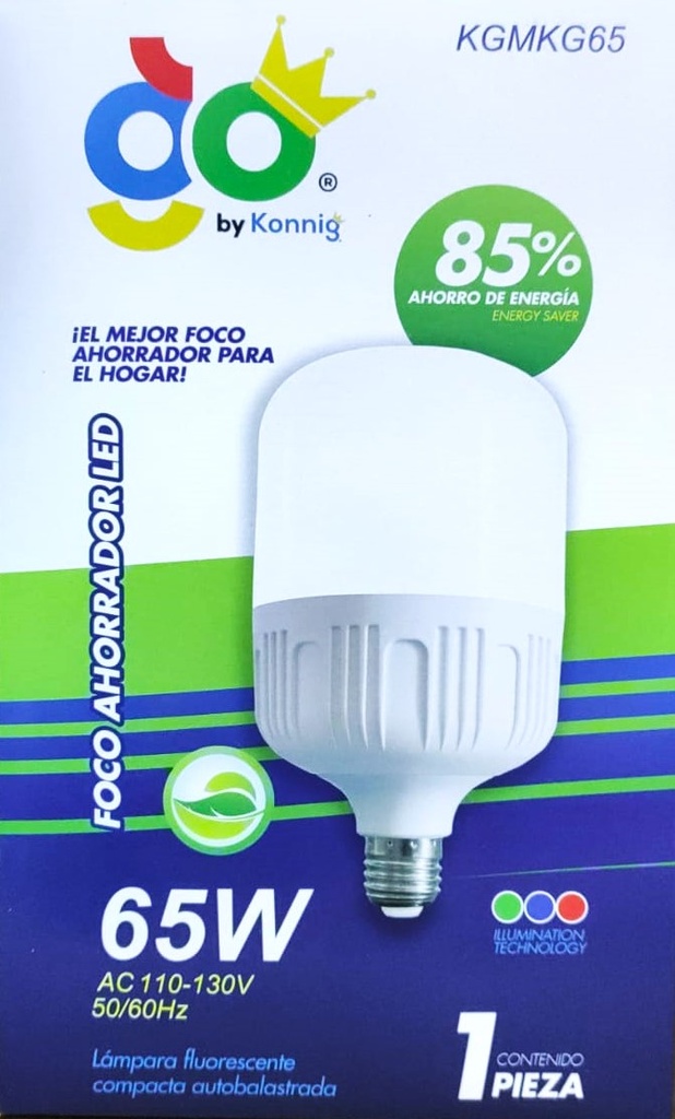 (KGMKG65) FOCO LED OMNI 65W KONNIG