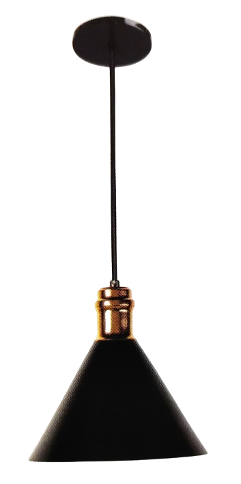 (MX-CL7020/CB) LUMINARIO COLGANTE EN METAL NEGRO /COBRE (MAXXI)