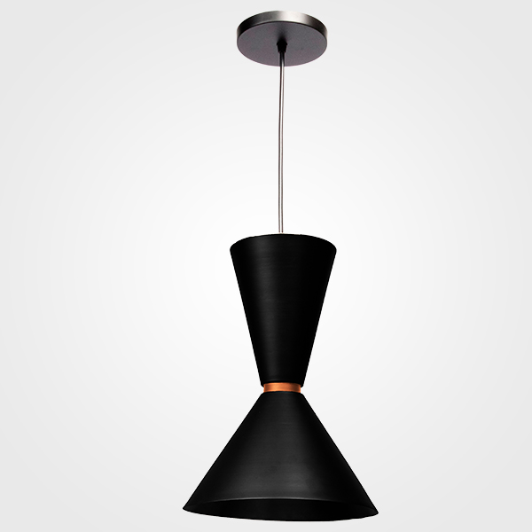 (MX-CL8032/N) LUMINARIO COLGANTE NEGRO/COBRE (MAXXI)