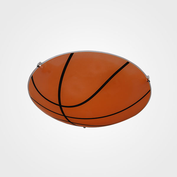 (MX-PF8020) PLAFON VIDRIO CURVO SATINADO BALONCESTO (MAXXI)