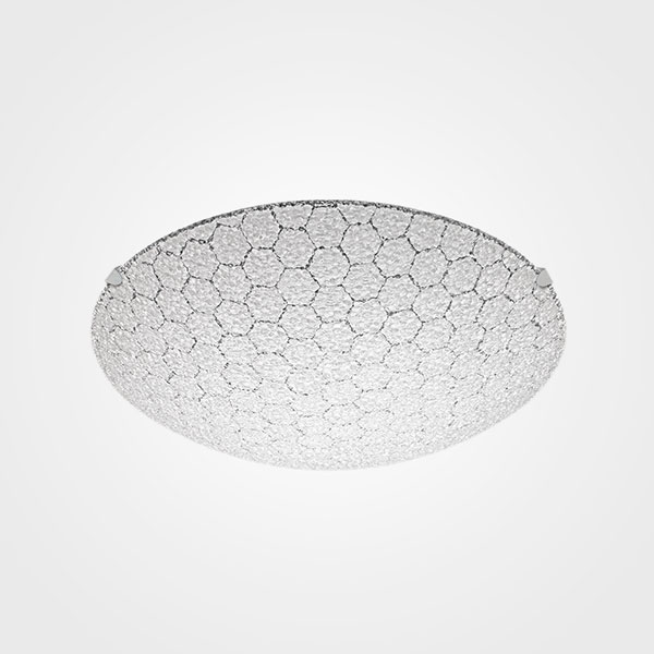 (MX-PF8032/LED60) PLAFON LED VIDRIO TEXTURIZADO DECORADO (MAXXI)