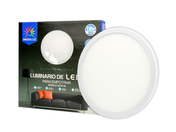 (S09W18) LUMINARIO AJUSTABLE 18W MEGALUZ