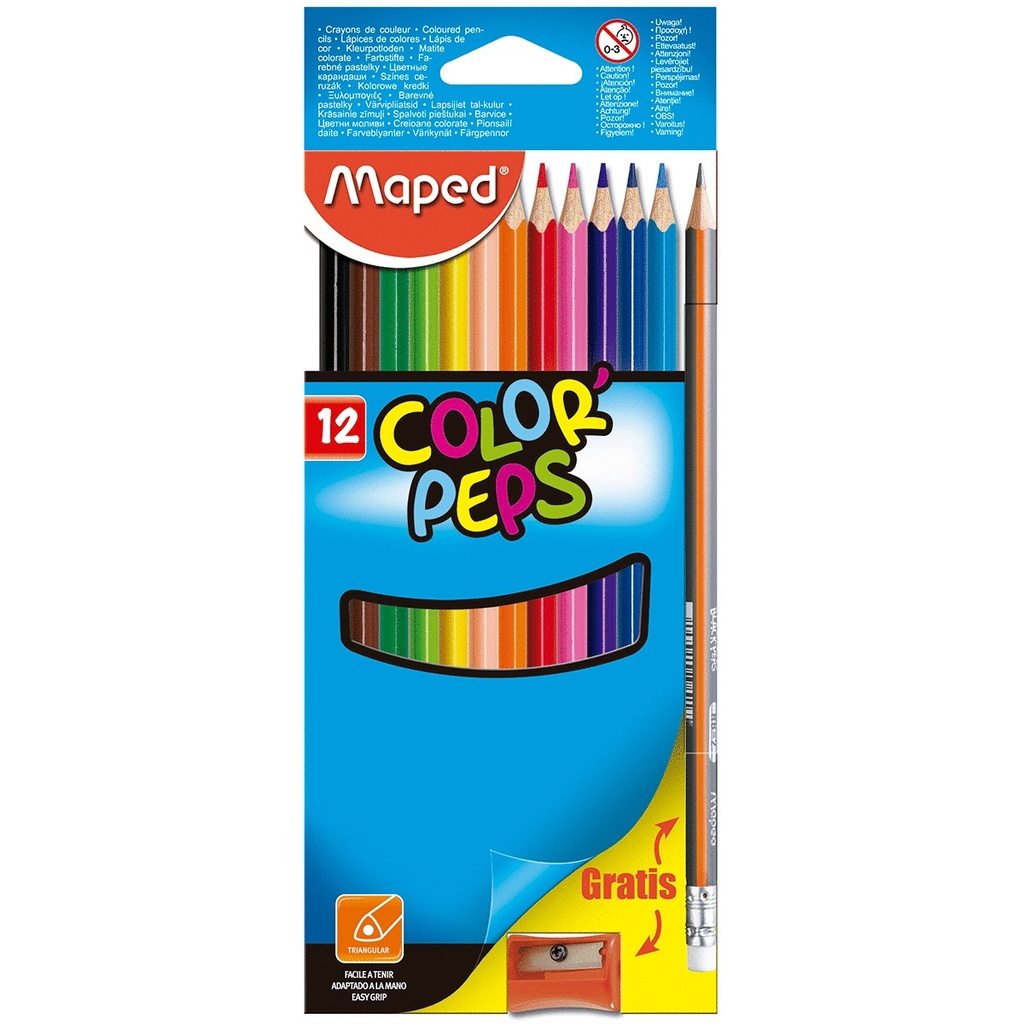 COLORES MAPED C/12 PZAS