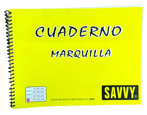 CUADERNO MARQUILLA C/50 HOJAS