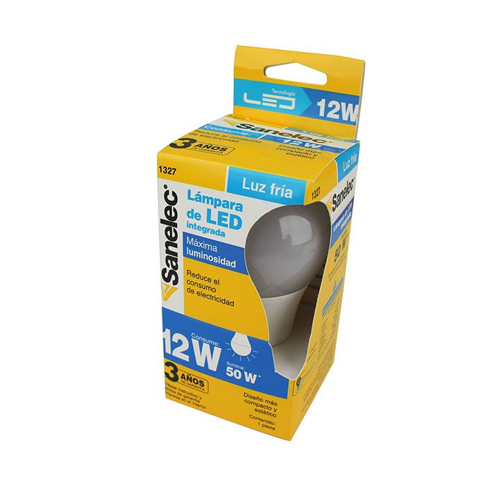 FOCO LED 12W LUZ BCA SANTUL-SANELEC