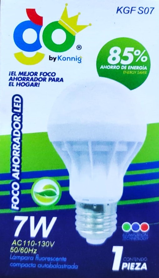 FOCO LED 7W P/TOCADOR (KONNIG)