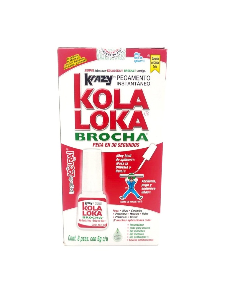 Kola Loka Brocha Caja 8pzas