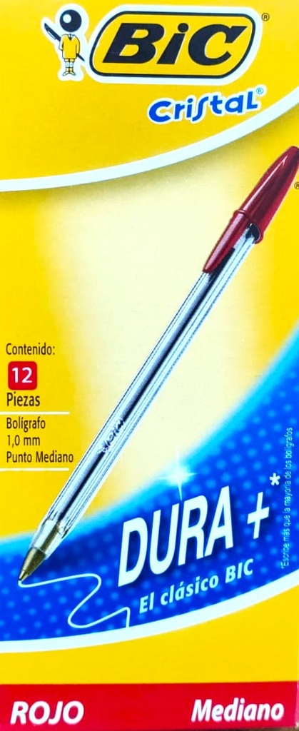 LAPICERO BIC MEDIANO ROJO