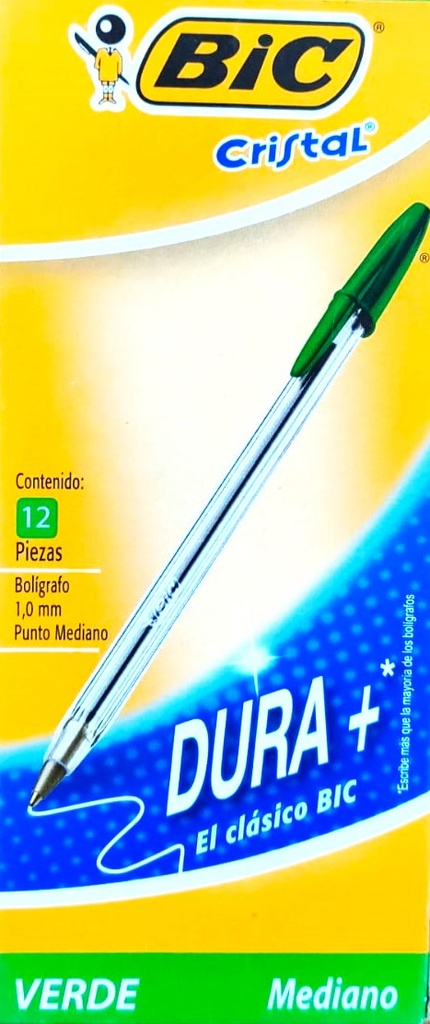 LAPICERO BIC MEDIANO VERDE