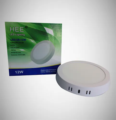 LUMINARIO  SOBREPONER HEE SR-12W 3000K (LUZ CALIDA)