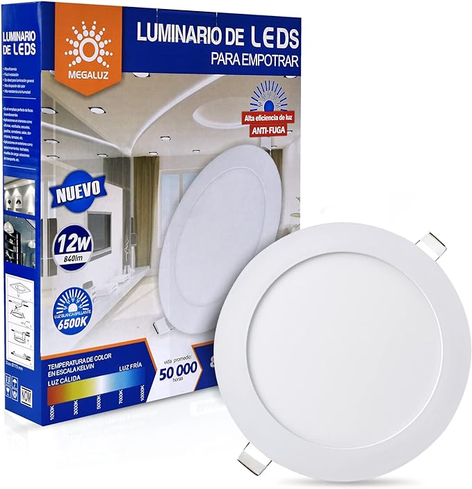 LUMINARIO SLIM 12W MEGALUZ (S04W12)