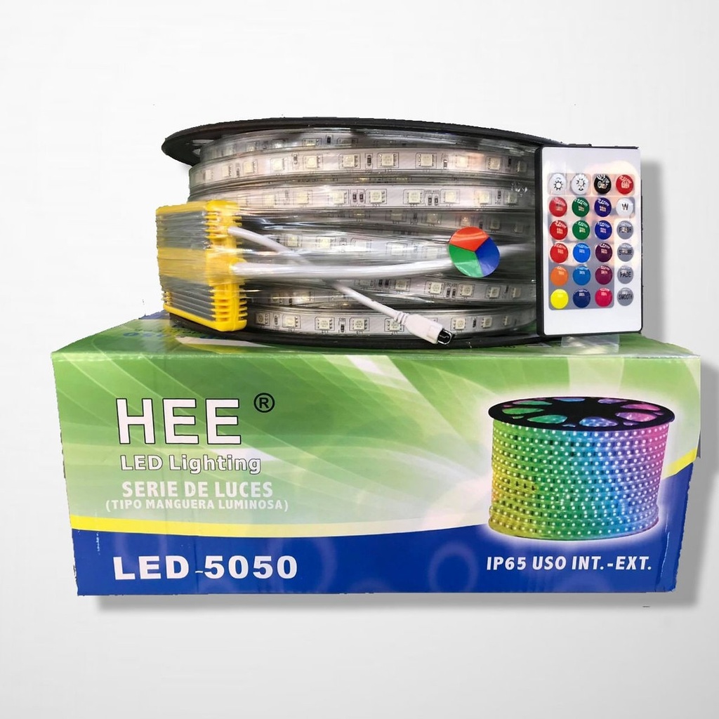 MANGUERA LED HEE RGB 25M. (5050 RGB)