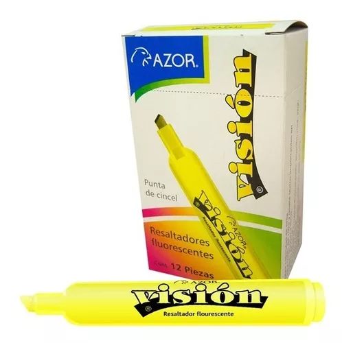 MARCATEXTOS AZOR  AMARILLO C/12