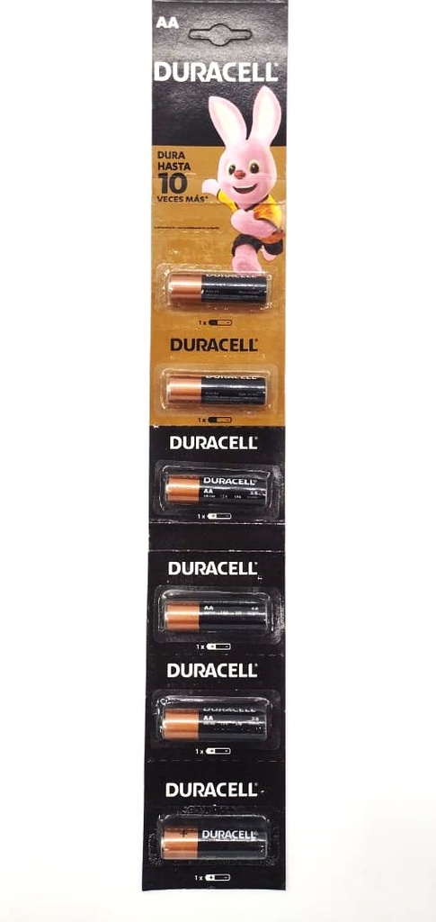 PILA DURACELL TIRA AA C/6