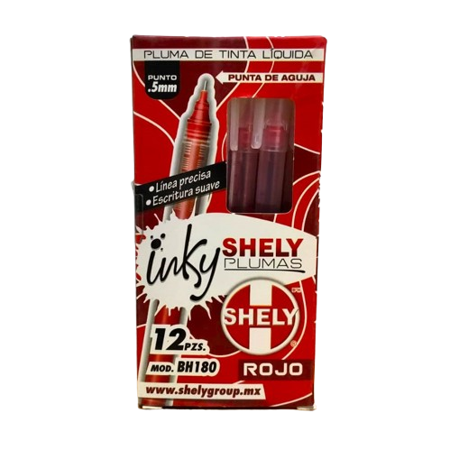 PLUMA TINTA LIQUIDA SHELY 0.5MM BH180 (INKY)