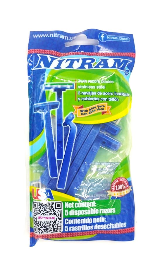 RASTRILLO NITRAM 2H C/5 AZUL SENC.