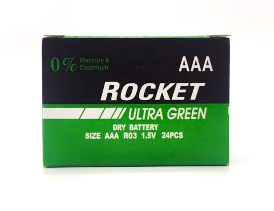 Rocket AAA Caja Con 24 Piezas