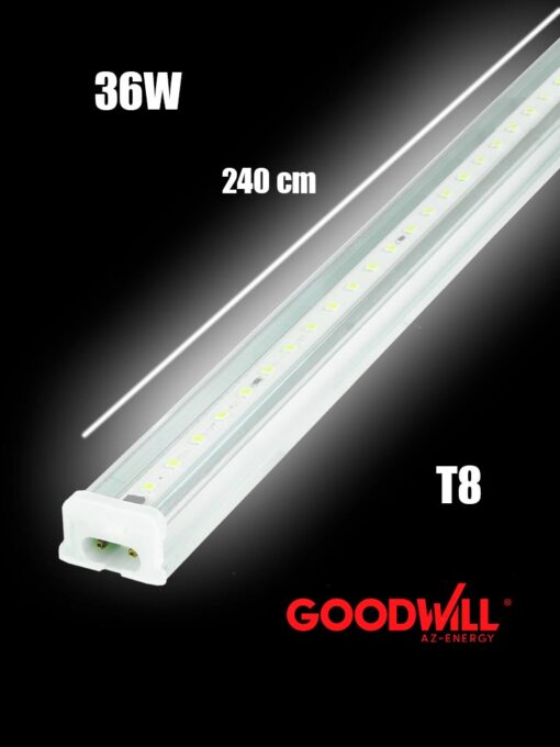 TUBO 2.40M. BASE ALUMINIO 36W GOOD WILL (21445)