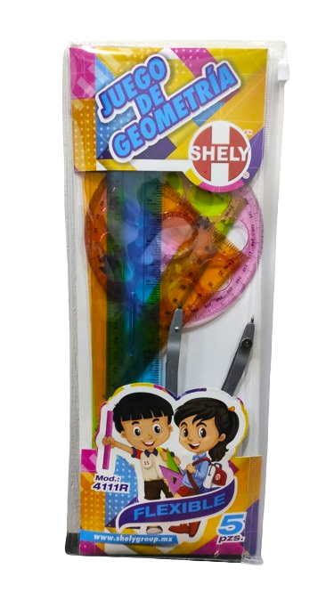 (4111R) JUEGO GEOMETRICO FLEXIBLE SHELY 