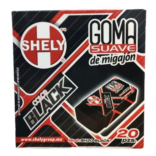 GOMA BLACK MIGAJON SHELY C/20 PZAS