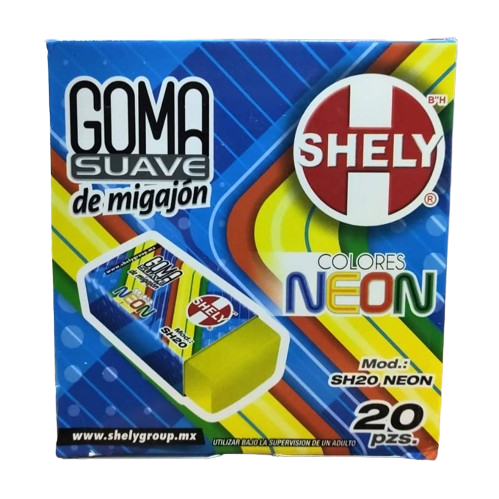 GOMA NEON MIGAJON SHELY C/20 PZAS