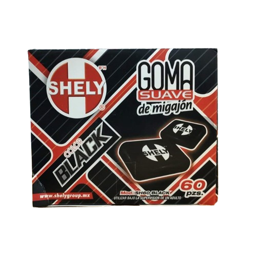 GOMA BLACK MIGAJON SHELY C/60 PZAS
