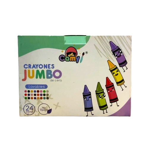 CRAYON CAMY JUMBO C/24 PZAS