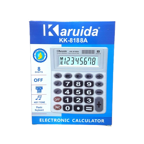 (KK-8188A) CALCULADORA 8 DIG. (GOOD WILL)