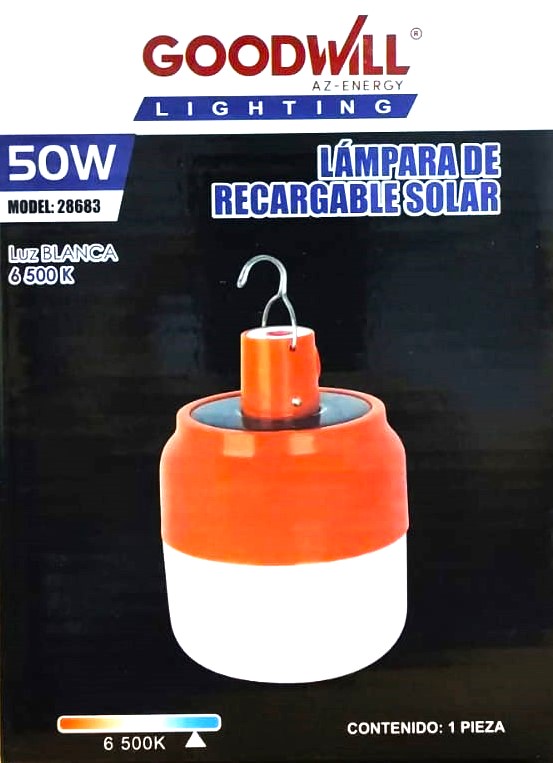 (28683) FOCO DE EMERGENCIA SOLAR 50W 