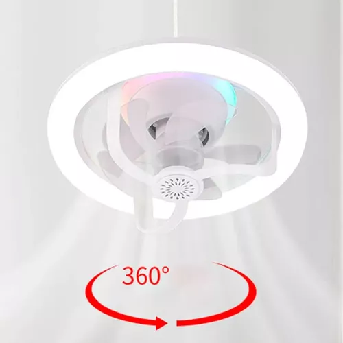 LAMPARA CON VENTILADOR RGB TIANLAI