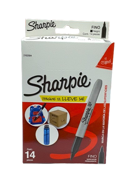 MARCADOR SHARPIE C/14 PZAS. 