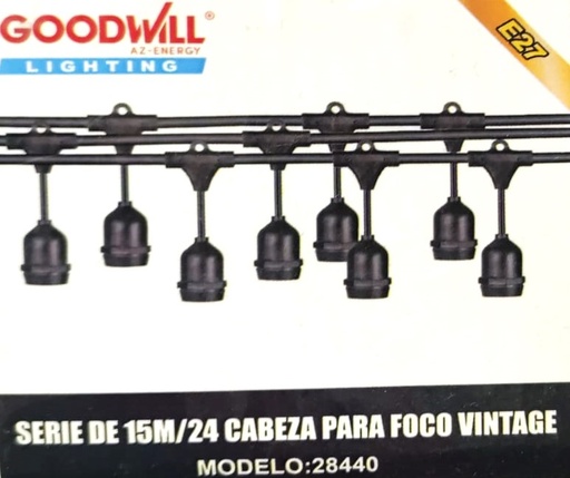 [GUINALDA 15M] (28440) SERIE FOCOS 15M GOOD WILL