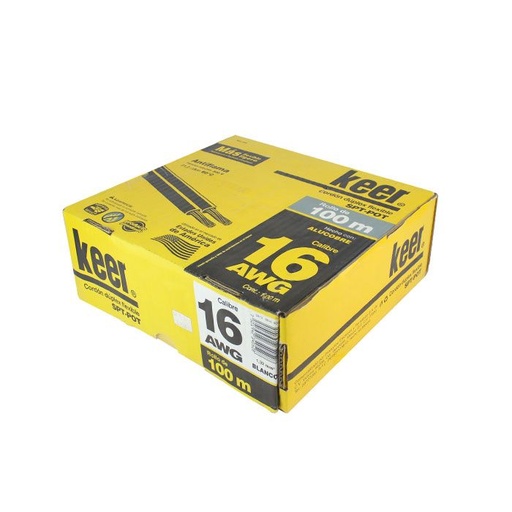 [4052] (4052) CABLE POT CAL.16 BLANCO KEER
