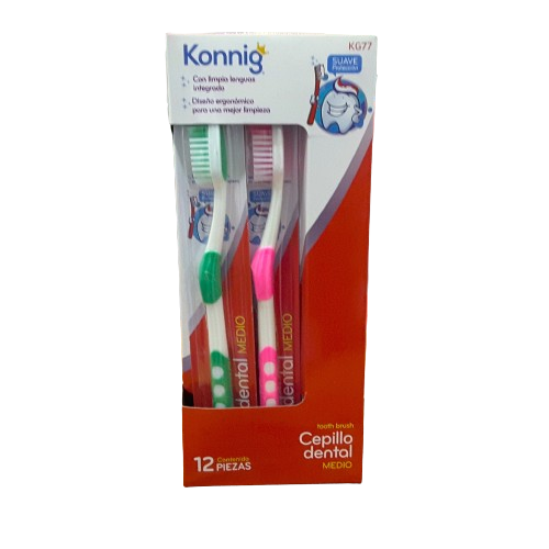 [KG75] (KG-77) CEPILLO DENTAL CAJA ADULTO (KONNIG)