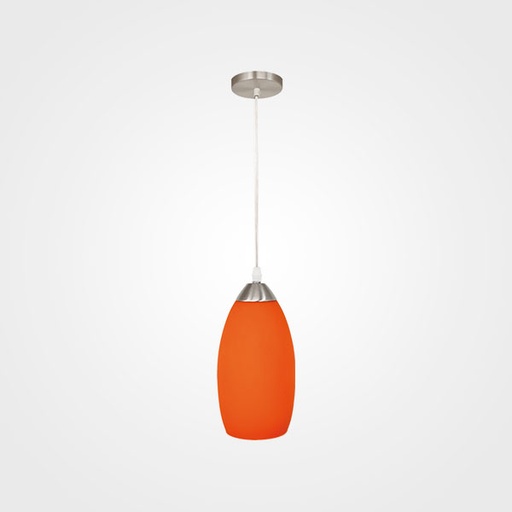 [MX-CL7002-6] (MX-CL7002-6) LUMINARIO COLGANTE VIDRIO SOPLADO NARANJA (MAXXI)