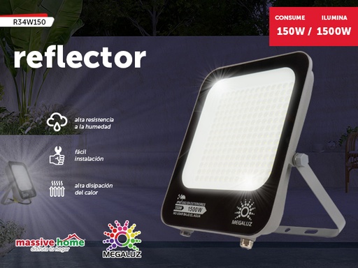 [R34W150] (R34W150) REFLECTOR 150W MEGALUZ