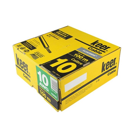 [CABLE KEER CAL. 10 VERDE] CABLE KEER #10 VERDE