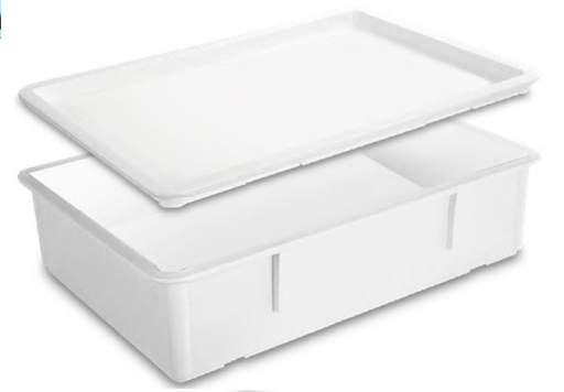 [TACAMAPI-18] TAPA PP CAJA PARA MASA DE PIZZA 18X26X6"