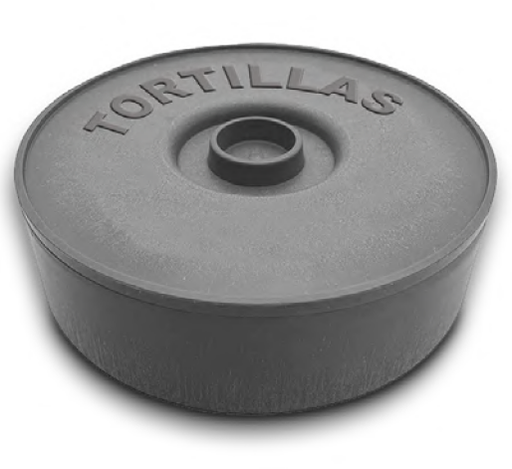 [TORTI-21] TORTILLERA PP. GRIS 21CM