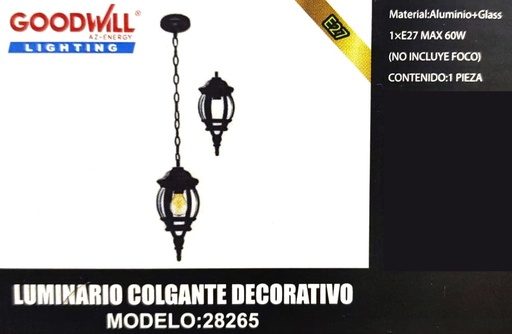 [28265] (28265) FAROL COLGANTE GOOD WILL