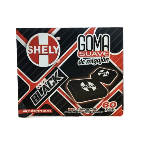 [GOMA-BLACK60] GOMA BLACK MIGAJON SHELY C/60 PZAS