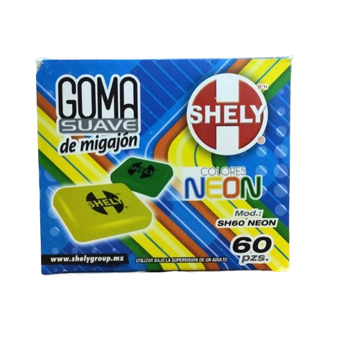 [GOMA-NEON60] GOMA NEON MIGAJON SHELY C/60 PZAS